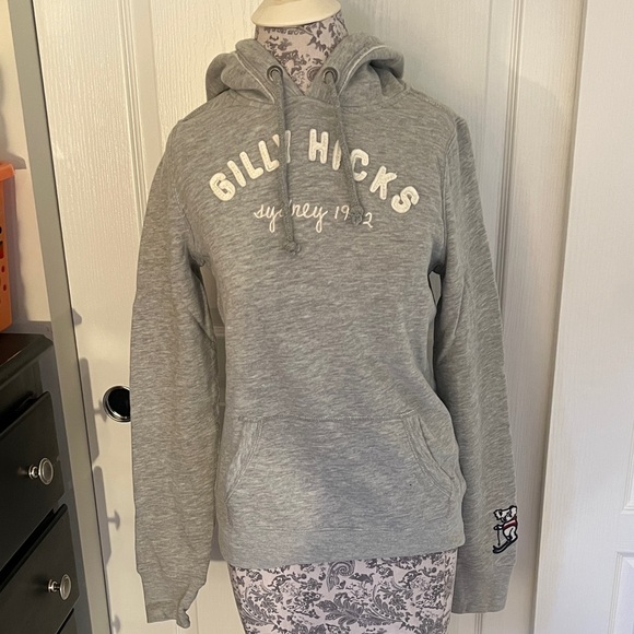 Gilly Hicks Tops - Gilly Hicks Heather Gray Pullover Hoodie